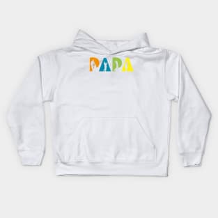 Retro Golfing Papa Kids Hoodie